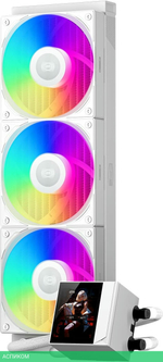 Система жидкостного охлаждения для процессора PCCooler DC360 Pro ARGB Display WH белый (DC360Pro-WHAWXY-GL)