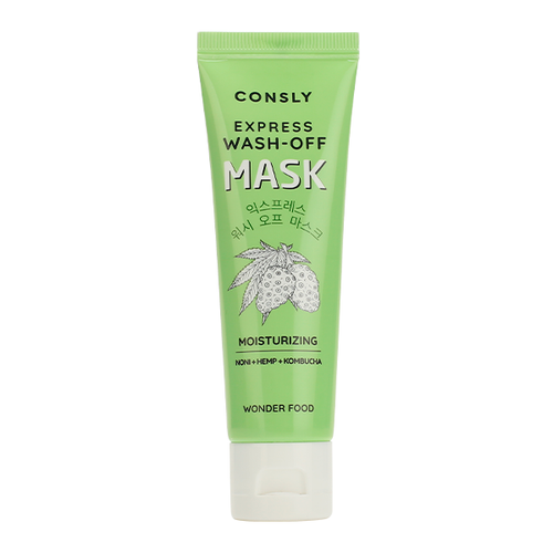 Consly Wonder Food Noni, Hemp And Kombucha Tea Moisturizing Express Wash-Off Mask экспресс-маска с экстрактами нони, семян конопли и комбучей