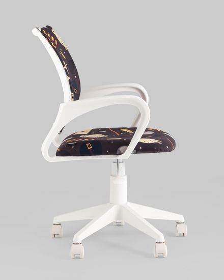 Кресло детское Бюрократ BUROKIDS 1 W мультиколор магия крестоивна пластик белый