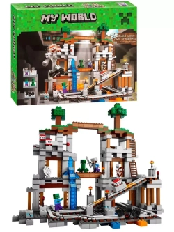 Конструктор Minecraft Майнкрафт Шахта 922 детали