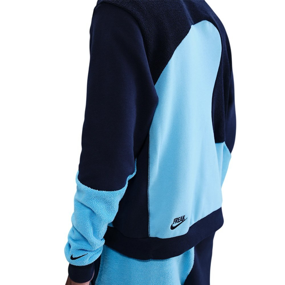 Баскетбольная толстовка Nike Standard Issue Basketball Crew Giannis Black-Blue Sweatshirt