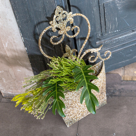 Металлическое кашпо Верментино версия S Объект мечты