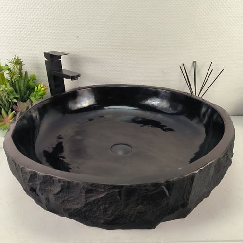 Раковина из андезита Erozy Black EA-65005 60*60*15 0044