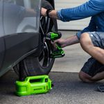 Домкрат автомобильный гидравлический аккумуляторный Greenworks Арт. 3401407, 24V, без АКБ и ЗУ в сумке