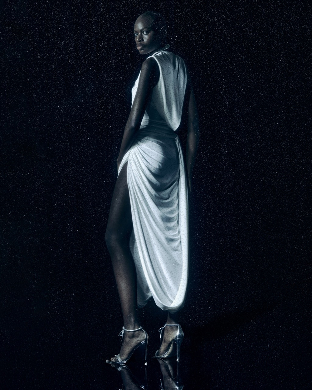 Платье с буфом