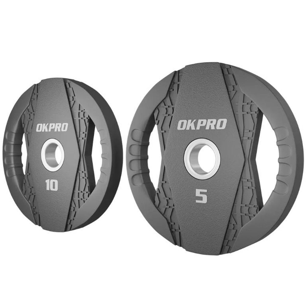 Диск олимпийский обрезиненный 15 кг OKPRO