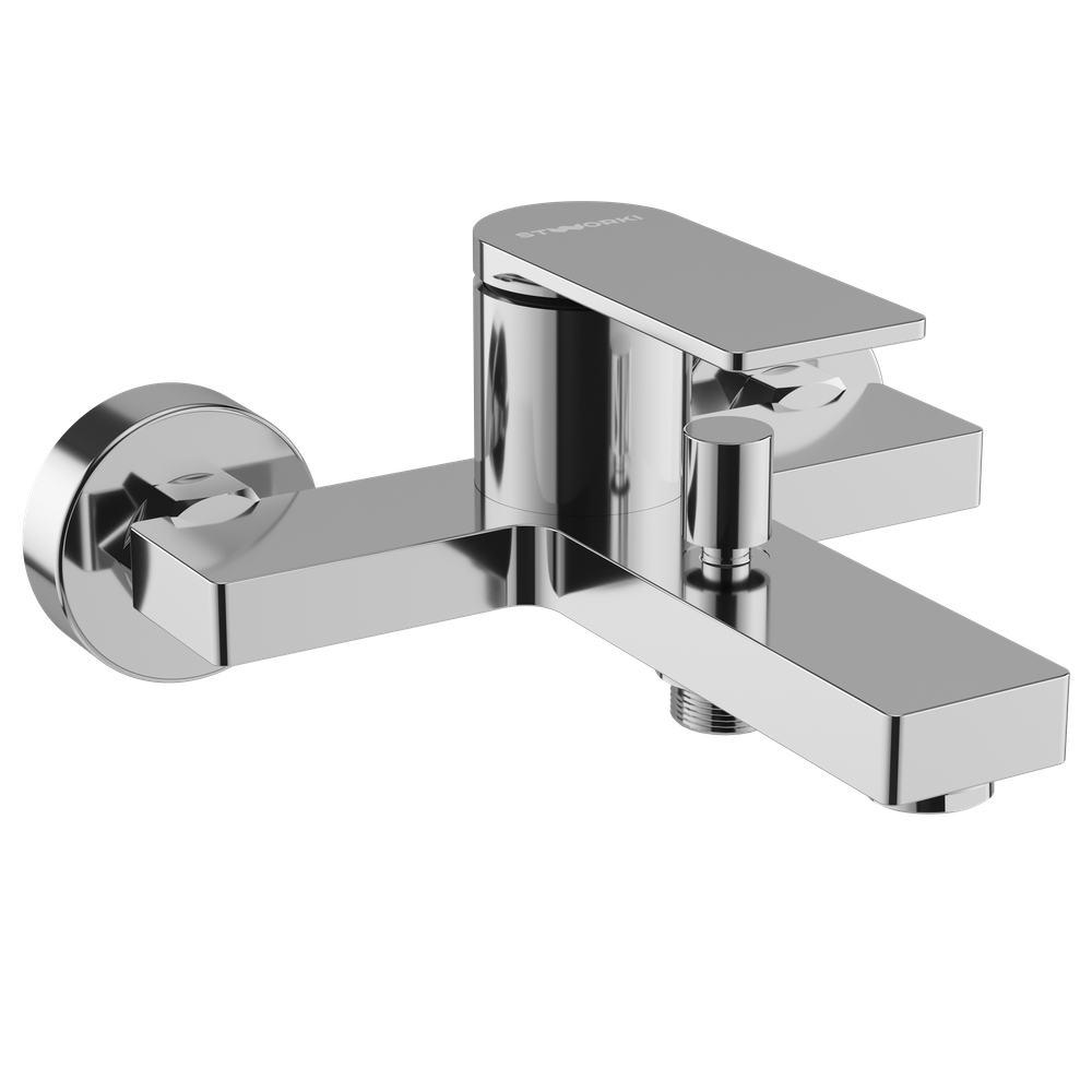 Смеситель для ванны с душем STWORKI Олланд S01100CR хром