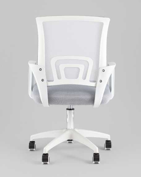 Кресло офисное TopChairs Simple SN серый пластик белый
