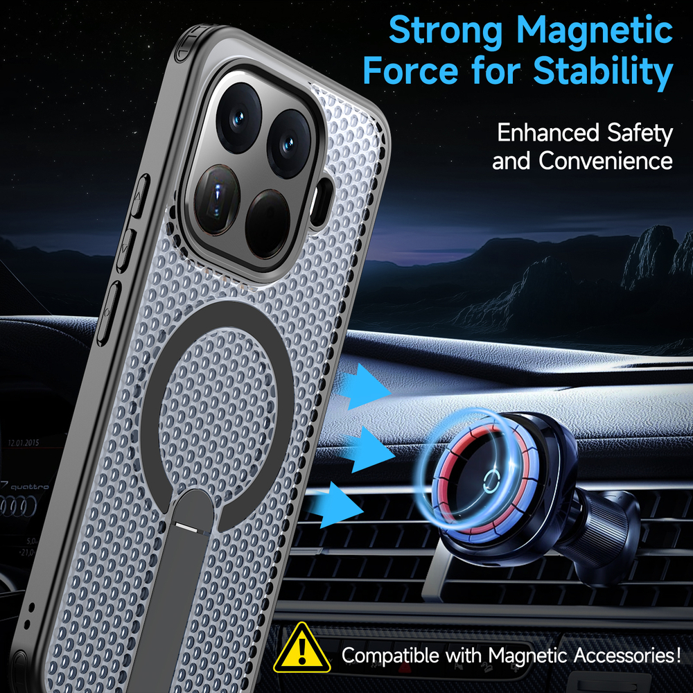 Прозрачный чехол Mesh Pro Magnetic Case для Xiaomi 15T Pro