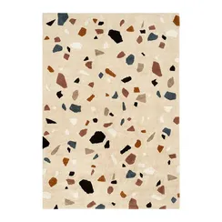 Ковер из хлопка terrazzo poetry из коллекции ethnic, 180х230 см