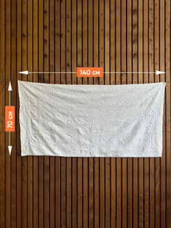 Ветошь белая махровая 100% ХБ (полотенца цельные 70x140 см) в тюках по 10 кг