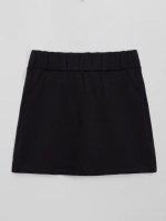 Костюм для девочки с юбкой леопардовый