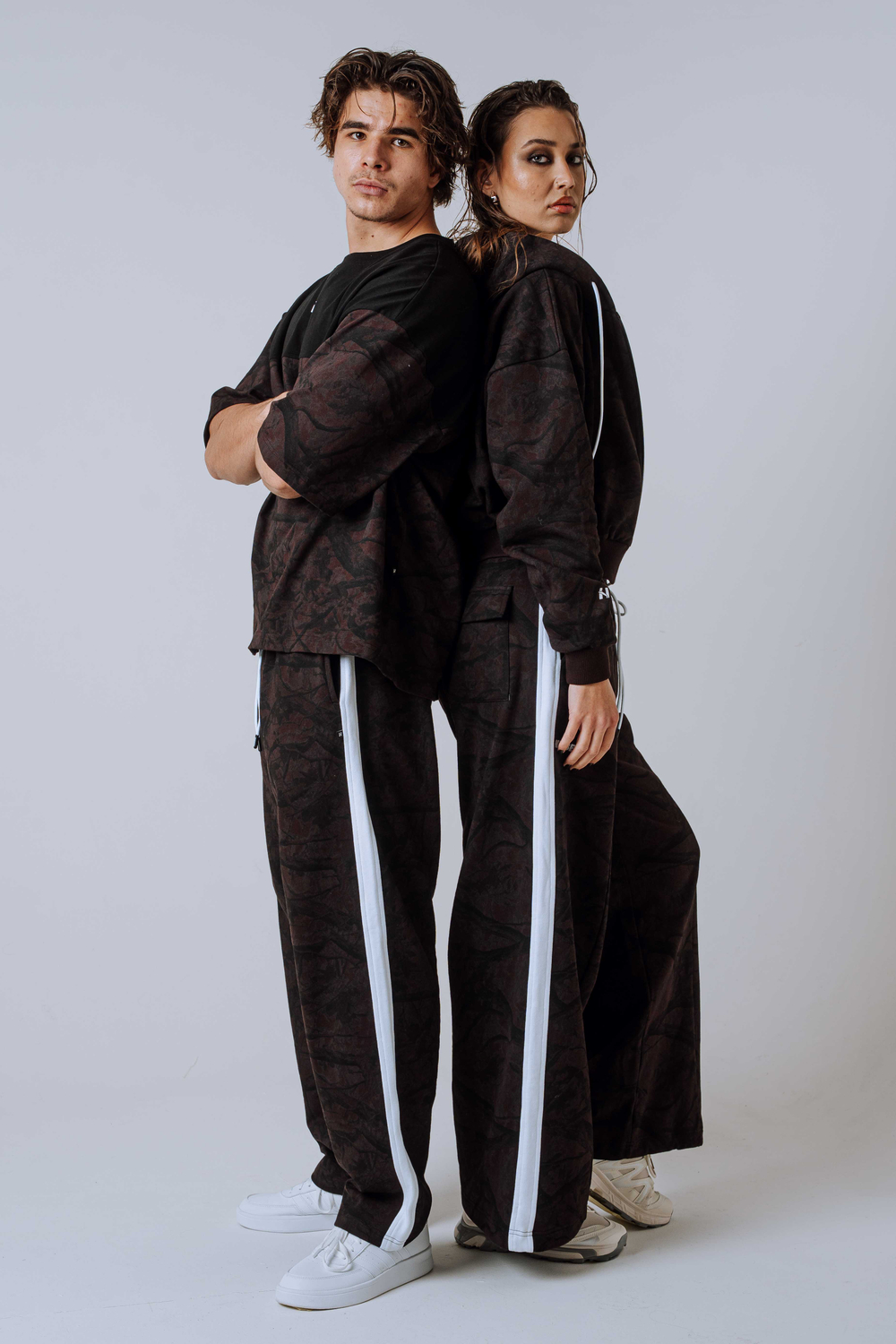 Футболка Oversized Tee POWER 898 DARK BROWN CAMO