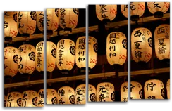 Модульная картина "Японский фонарик"