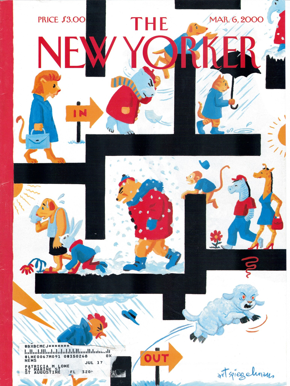 Журнал The New Yorker 06-03-2000, обложка