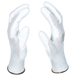 Перчатки антистатические SCAFFA "Antistat", карбоновая нить, полиуретановое покрытие, размер 10, XL (очень большой), 00-00015298