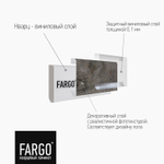 Кварцевый плинтус Fargo JC 18001-35 Ясень Белый