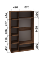 Спальня София шкаф 3-х ств. СШ-25