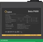 Блок питания Ocypus Beta P600 BK 600W (Beta-P600-N1HDBK024X-EU)