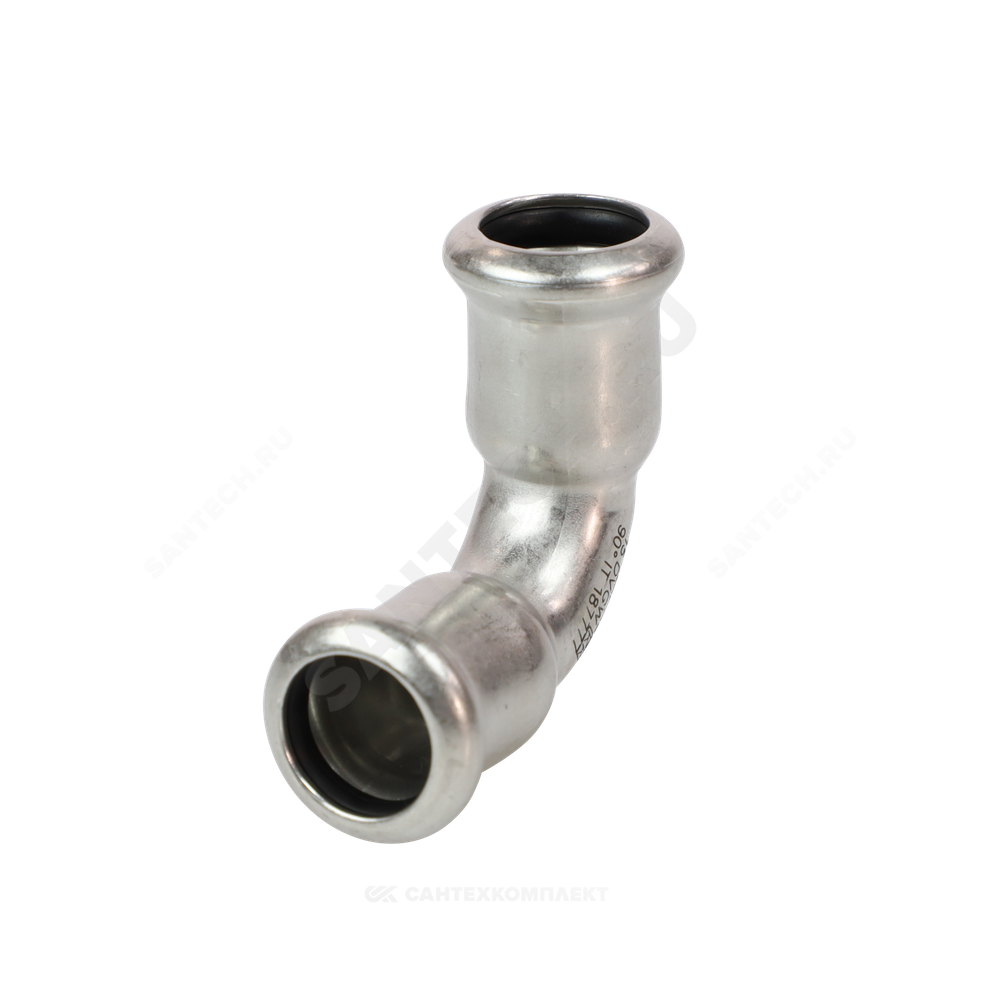 Отвод сталь нерж AISI 316L 90гр Дн 88,9 Ру16 пресс Inoxpres RM 181088900
