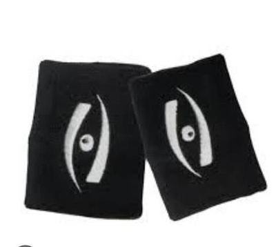 Harrow Wrist Band, 4", Black Band, Grey Icon Black