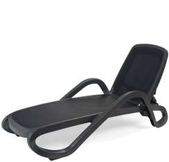 Шезлонг Alfa антрацит