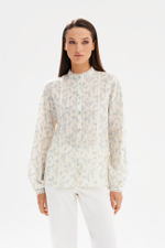 23507 Блузка женская (цветочный принт)