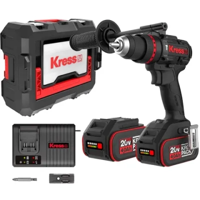 Kress KUC33.1 дрель-шуруповерт аккумуляторная ударная (2 x 5 Ач, ЗУ 6A)