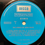 Josh White - The World Of Josh White (Англия 1969г.)