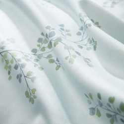 Пододеяльник 200x220 Elegante Leaflets голубой