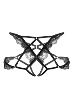 Эротические трусики-стрепы Erolanta Noah черные 46-48