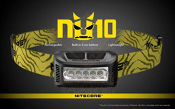 Фонарь налобный Nitecore NU10, Black