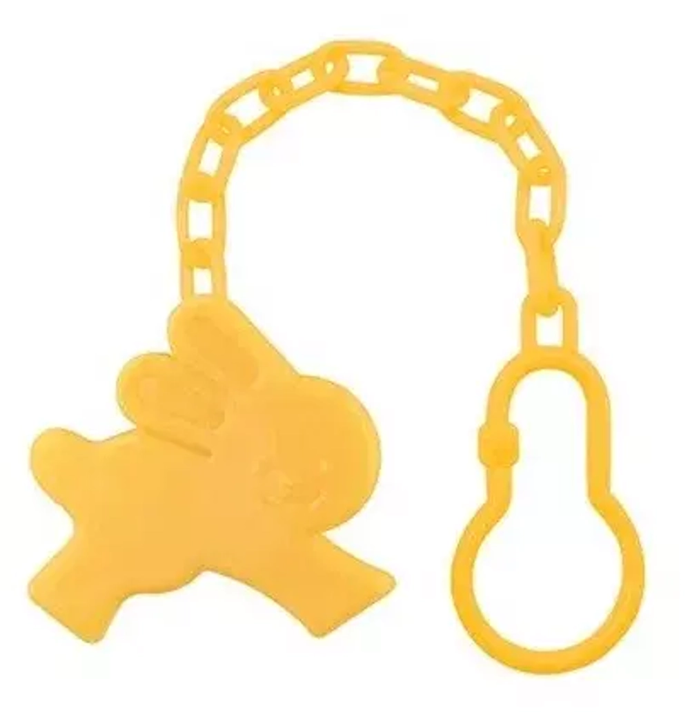 Клипса для соски-пустышки just lubby, цепочка, от 0 мес., PP арт.16581