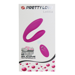 Pretty Love Letitia - Вибромассажер для пар на пульте ДУ