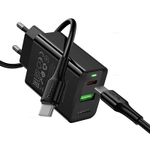 Hoco CS94A Leader PD20W+QC3.0 зарядное устройство набор (Type-C на Type-C)