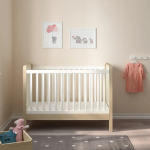 Детская кровать - ÄLSKVÄRD /АLSKVАRD IKEA/ АЛЬСКВАРД ИКЕА,  120х60 см, белый/под беленый дуб