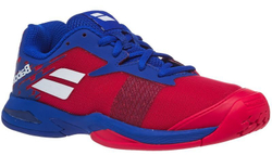 детские Кроссовки теннисные Babolat Jet All Court Junior - poppy red/estate blue