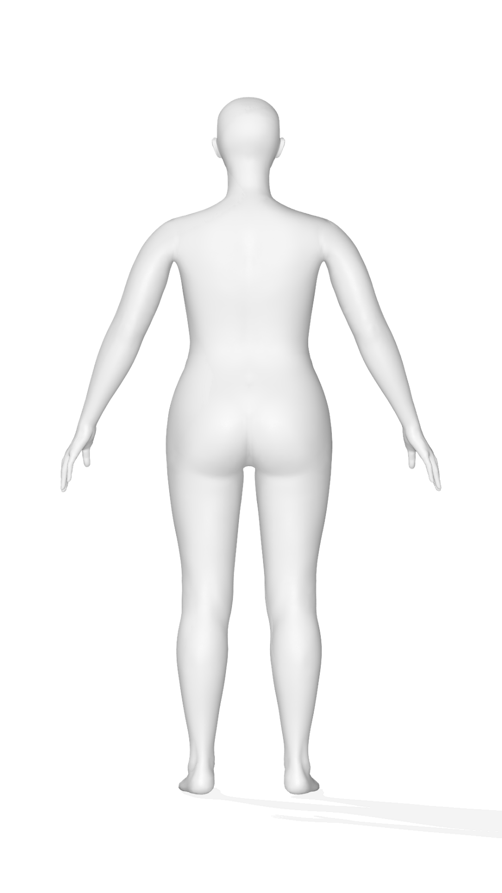 3D аватар манекена Моника