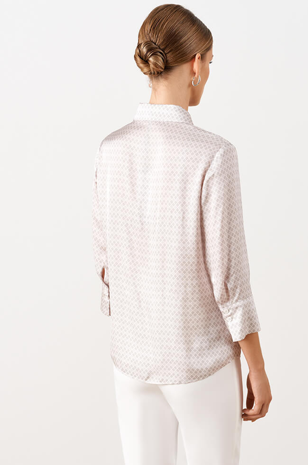 22992 Блузка женская (серый принт)