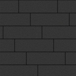 Тротуарная плитка ПРЯМОУГОЛЬНИК 750х250 мм - Стандарт Черный