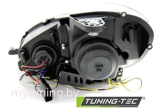 Передние фары Tube Light для Mercedes C-Class W204 (11-14) Chrome