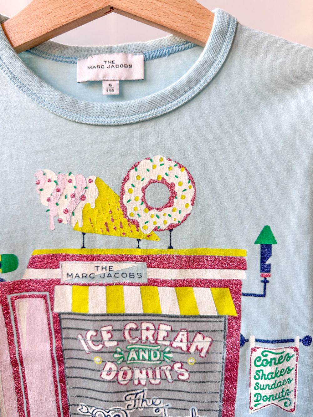 Хлопковая футболка The Marc Jacobs, 116