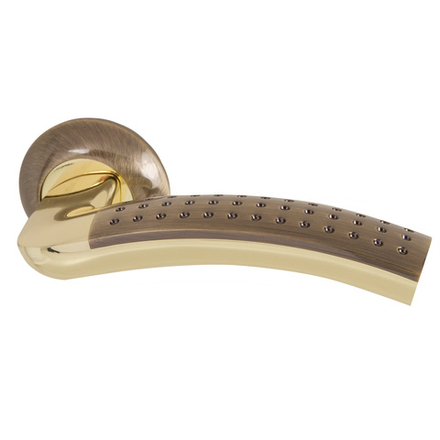 Ручка Armadillo (Армадилло) раздельная R.LD54.Libra26 (Libra LD26) AB/GP-7 бронза/золото