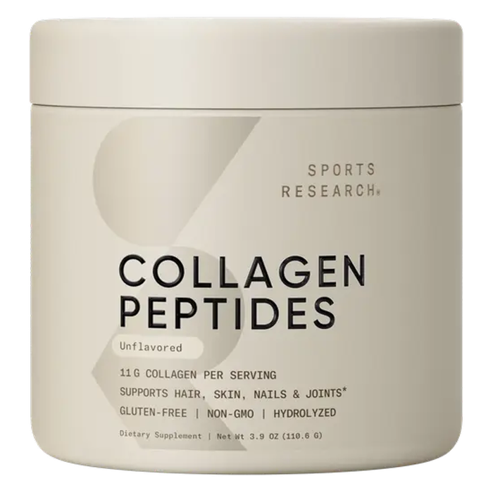 Пептиды коллагена без вкуса, Collagen Peptides Unflavored, Sports Research, 110,6 г.