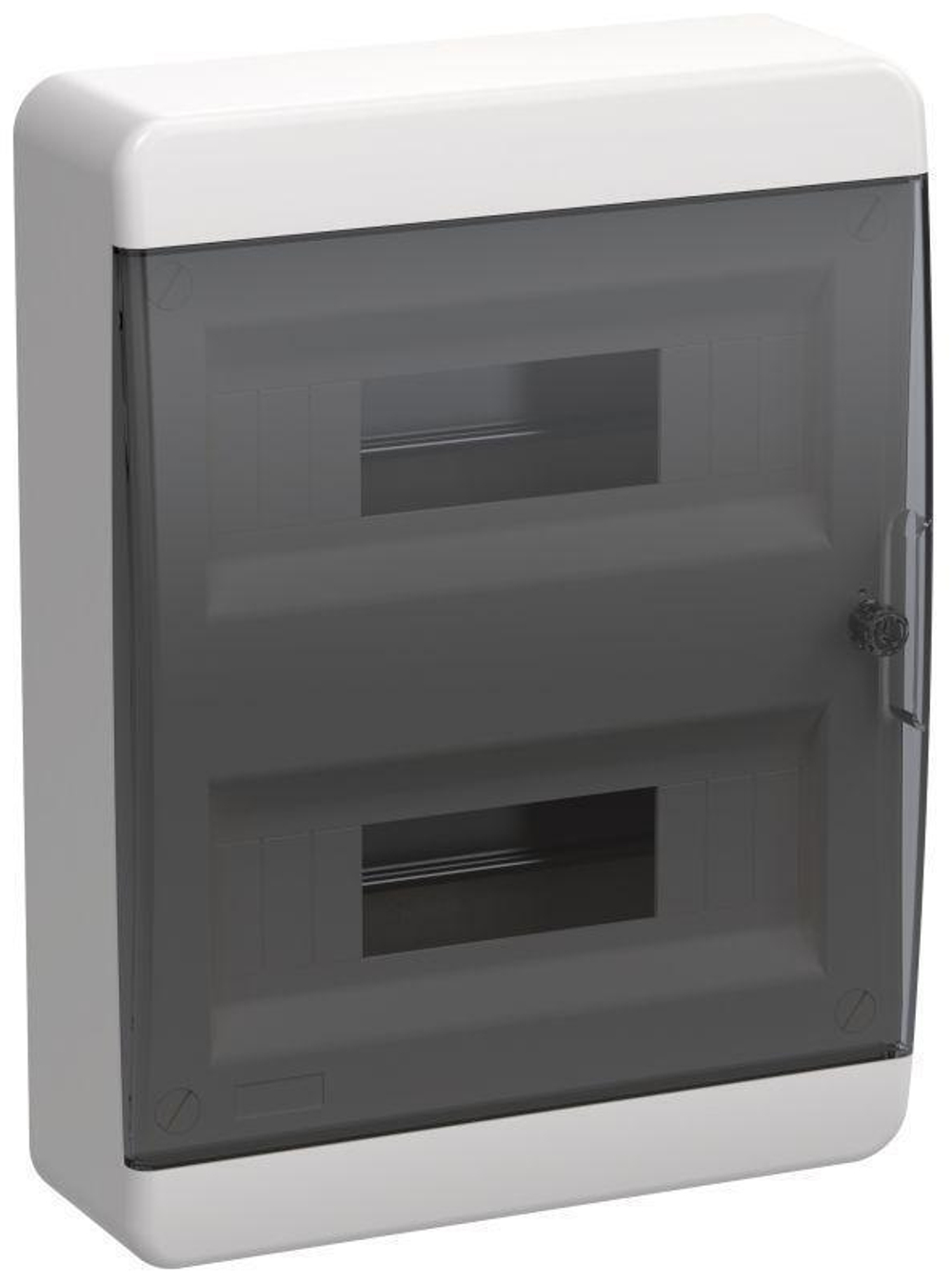 Щит IEK/Tekfor навесной 24 мод. IP41, прозрачная черная дверца