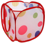Корзина для игрушек Цветной горошек, 31*31*32см