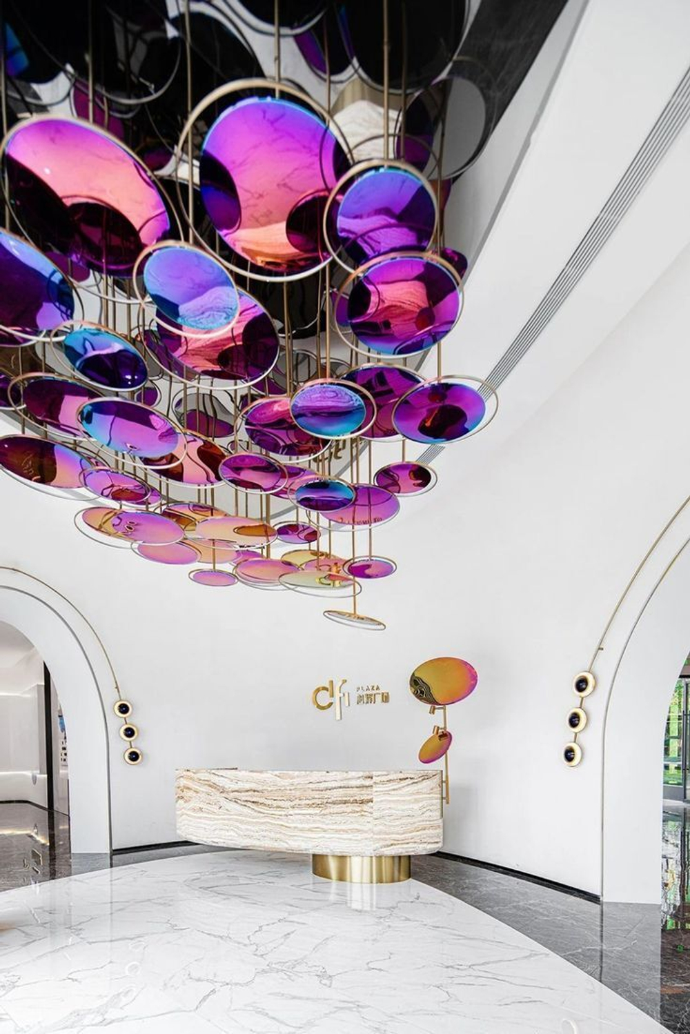 люстра Pearl Circle Horizontal