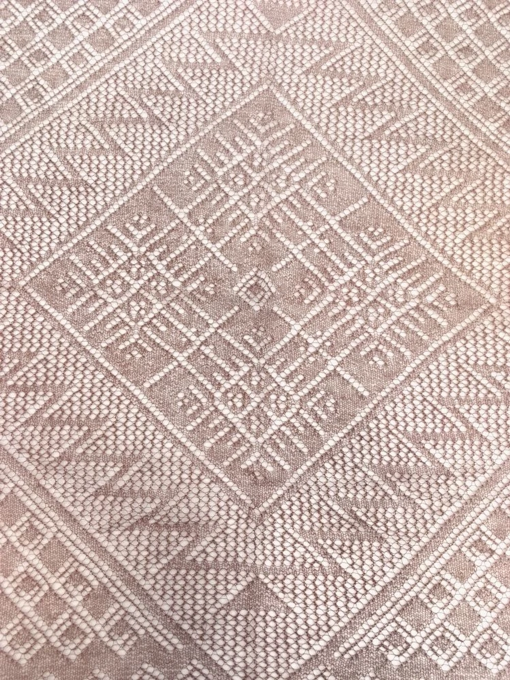 Оренбургский пуховый платок-паутинка А120-06 магнолия