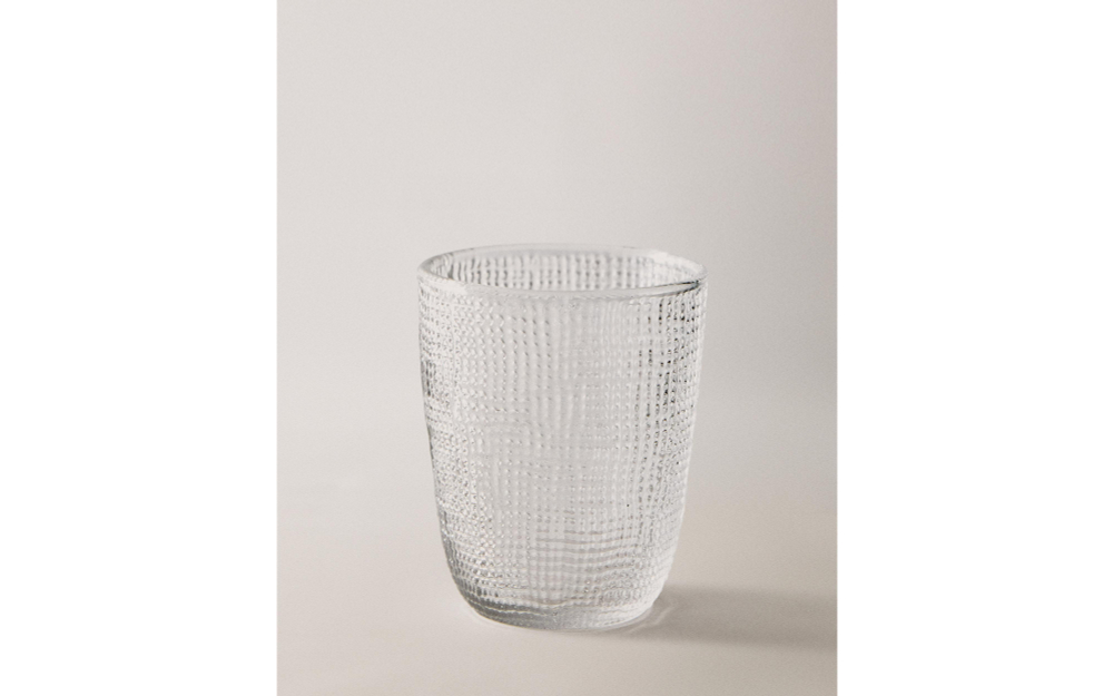 Zara Home стакан из стекла, цвет прозрачный, 10 см · 2296/401
