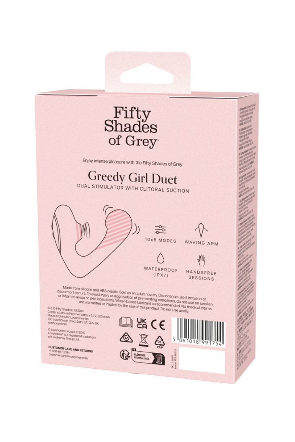 Вибратор Fifty Shades of Grey Greedy Girl Duet